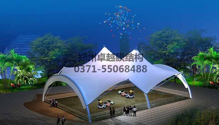 游樂場/兒童樂園膜結(jié)構(gòu)遮陽棚設(shè)計(jì)效果圖二