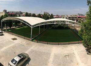 門球場(chǎng)膜結(jié)構(gòu)頂棚/罩棚有哪些優(yōu)點(diǎn)？(圖文)