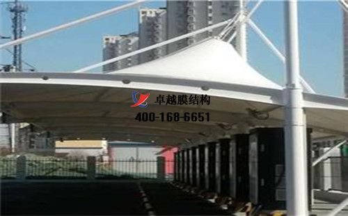 林州膜結(jié)構(gòu)充電站樁車棚【林州重機集團股份有限公司等】工程設(shè)計施工案例
