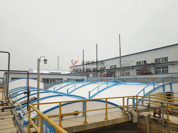 淮坊市污水池處理池膜結構封閉【生產(chǎn)廠家】反吊膜加蓋設計公司