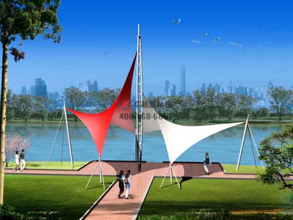 淮北景觀(guān)<font color='red'>張拉膜結(jié)構(gòu)</font>遮陽(yáng)棚【生產(chǎn)廠(chǎng)家】