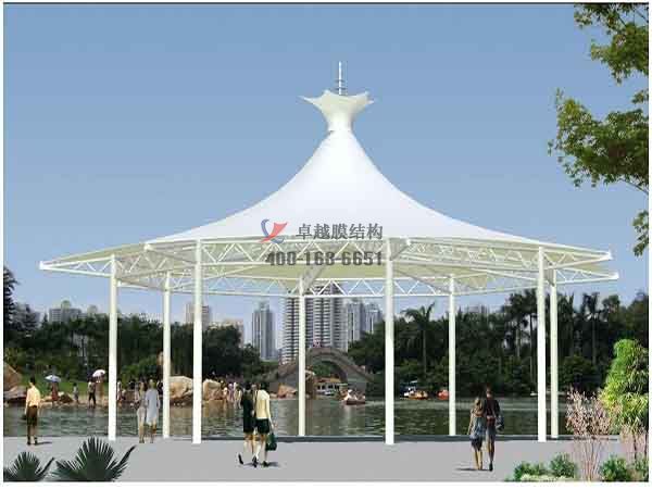 滁州張拉<font color='red'>膜結(jié)構(gòu)景觀</font>設計施工【案例圖片】