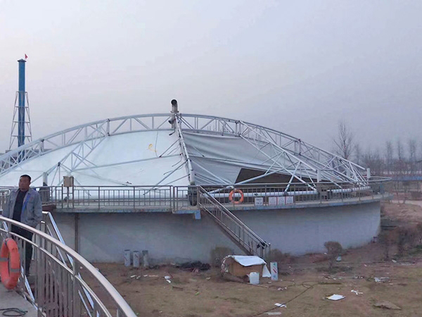 黔南東污水池處理池膜結構封閉【生產(chǎn)廠家】反吊膜加蓋設計公司