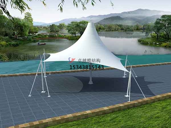 葫蘆島市景觀<font color='red'>張拉膜結(jié)構(gòu)</font>遮陽棚【生產(chǎn)廠家】