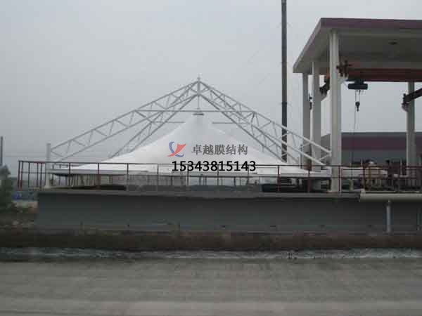銀川市污水池加蓋圖片/膜結構罩棚案例、設計