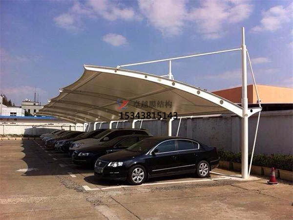 桂東膜結(jié)構(gòu)停車棚【充電站雨棚】設計安裝