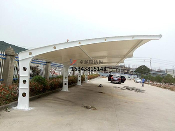 鎮(zhèn)雄膜結構停車棚【雨棚遮陽棚生產安裝】