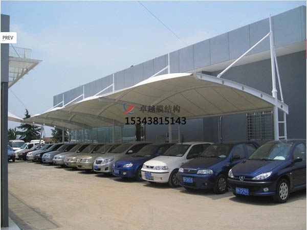鄭州膜結(jié)構(gòu)車棚在設計安裝中要做到符合實際情況