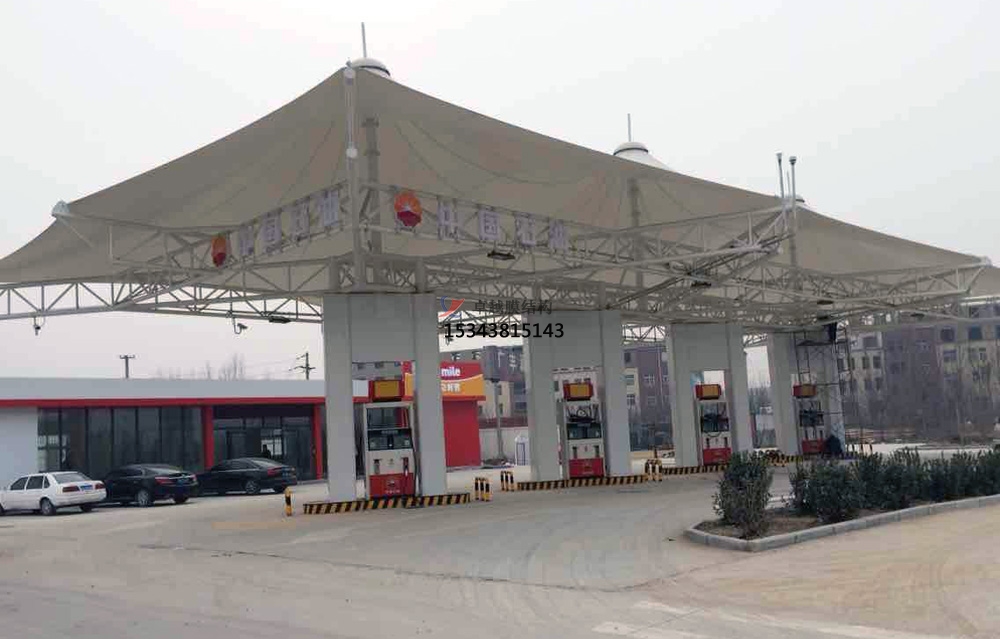 開封膜結(jié)構(gòu)加油站罩棚設(shè)計【信譽(yù)保證】