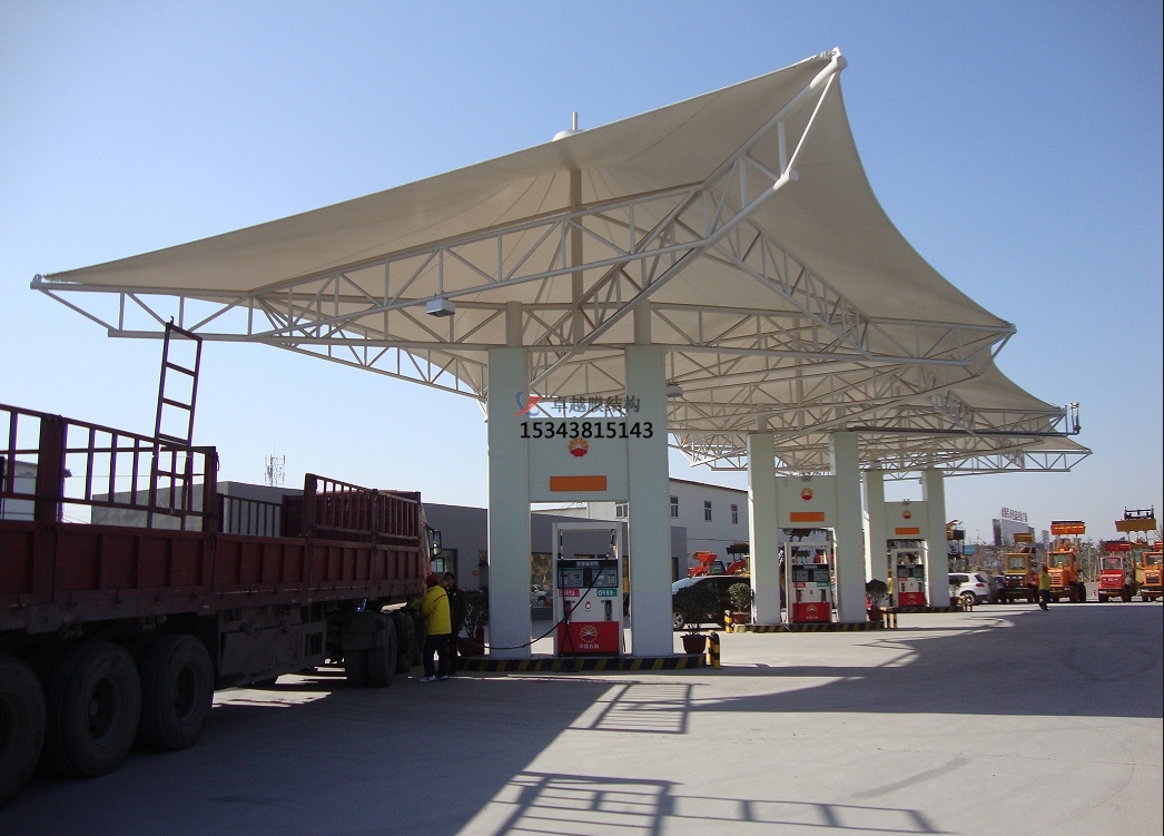 邯鄲加油站膜結(jié)構(gòu)頂棚——邯鄲膜結(jié)構(gòu)公司【專(zhuān)業(yè)廠家】
