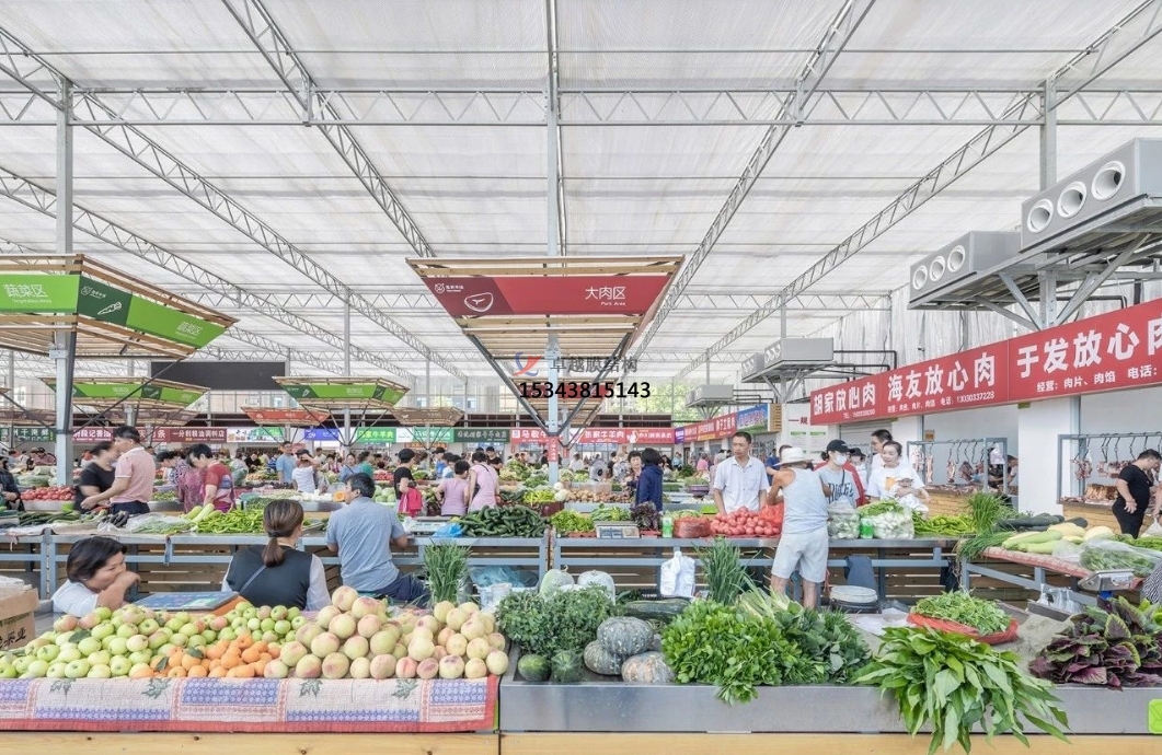 樂山膜結(jié)構(gòu)公司【農(nóng)貿(mào)市場膜結(jié)構(gòu)頂棚】樂山膜結(jié)構(gòu)廠家