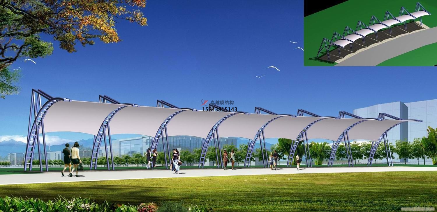 丹東膜結構公司【高爾夫球場膜結構景觀】丹東膜結構廠家