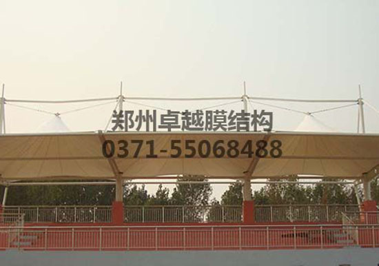 石家莊<font color='red'>膜結構看臺</font>/舞臺【石家莊人民醫(yī)學高等?？茖W校等】工程設計施工案例